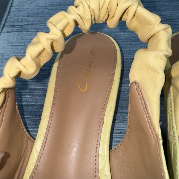 Circus NY by Sam Edelman Women’s Omina Slingback Flats Yellow Size 7M - Picture 7 of 11